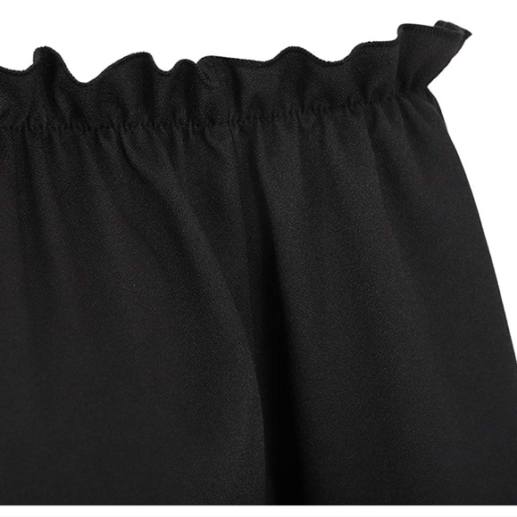 Womens Long Sleeve Off The Shoulder Tops Renaissance Pirate Shirt Gothic Peasant - Picture 3 of 5